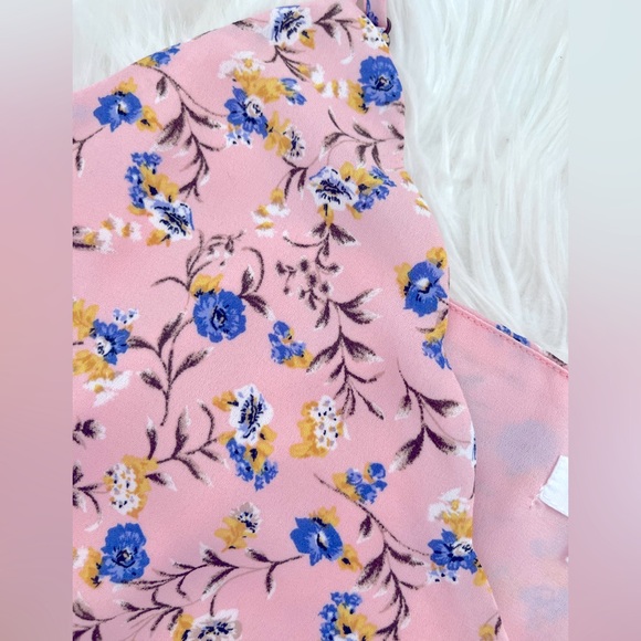 Pink Floral Tank Top - Picture 2 of 4